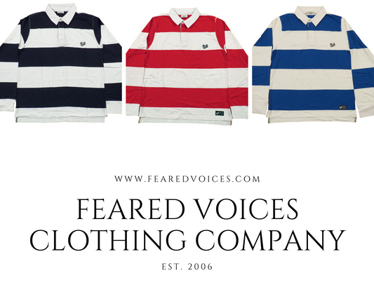 New Arrivals - Feared Voices Striped Rugby