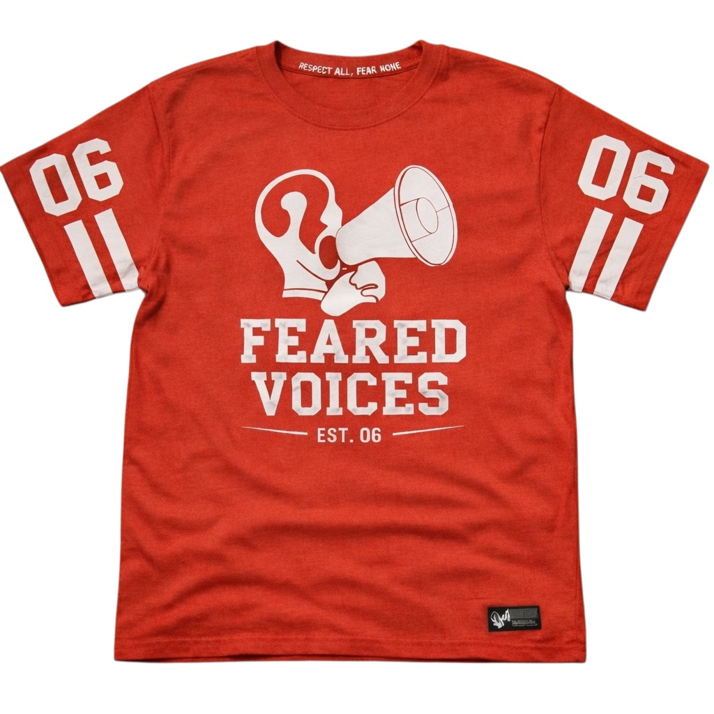 Feared Voices Football Jersey Tee