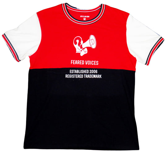 Feared Voices Color-Block Tee